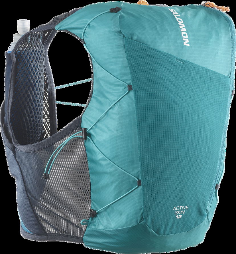 Раница Salomon ACTIVE SKIN 12 SET Тюркоазено | lc2177700