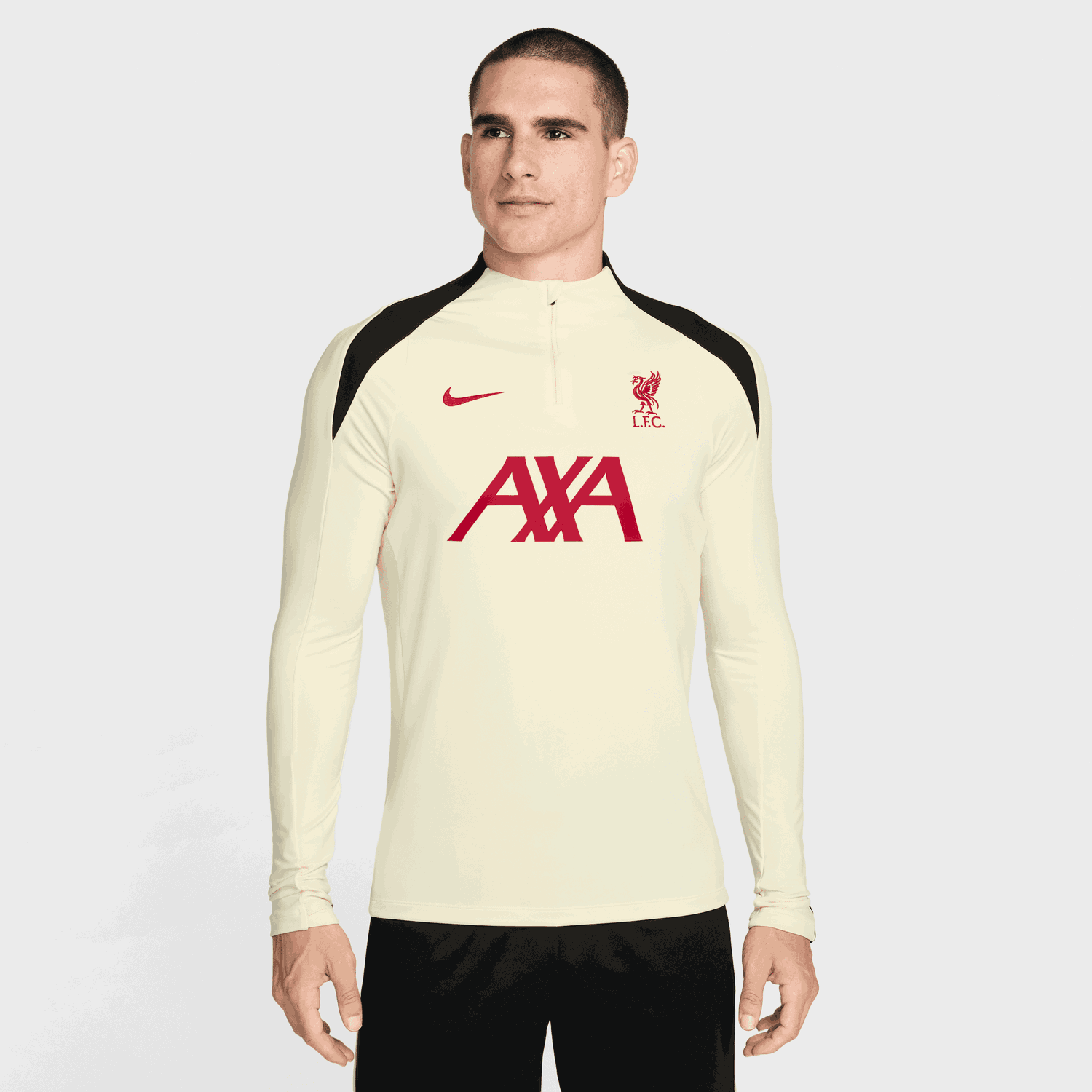 Пуловер Nike Liverpool FC Strike Dri-FIT Training Top Бежово | HJ3394-114, 1
