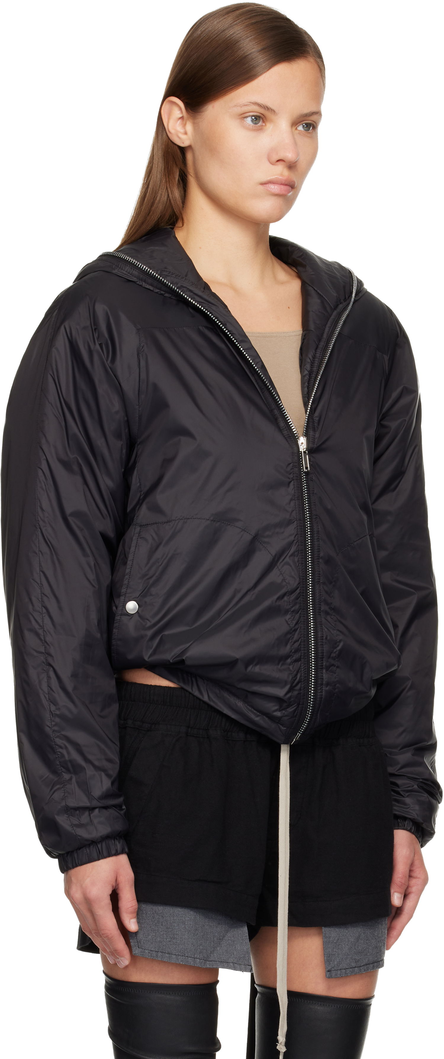 Ветровка Rick Owens DRKSHDW Concordians Sealed Windbreaker Jacket Черно | DS02E7720 NP, 1