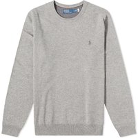 Суитчър Polo by Ralph Lauren Polo Ralph Lauren Men's Lambswool Crew Knit Fawn Grey Heather Сиво | 710876714007, 1