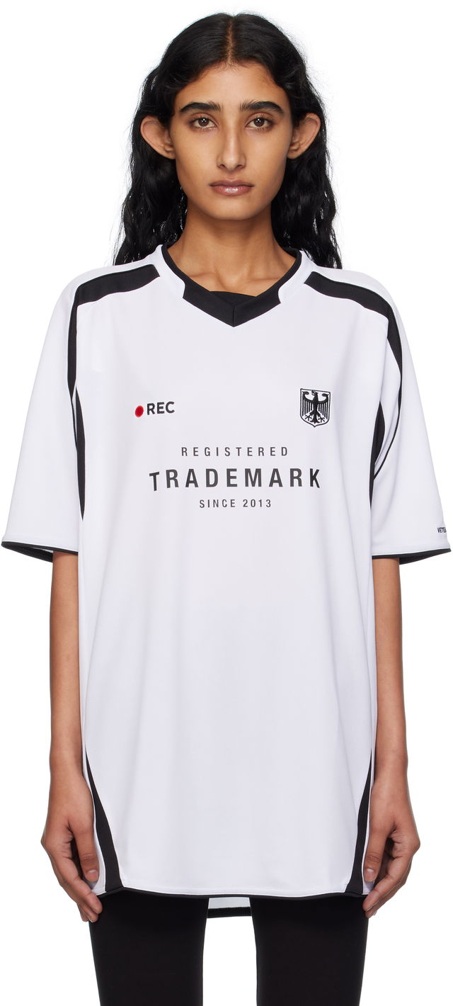 Vetements 'Trademark' Football T-Shirt