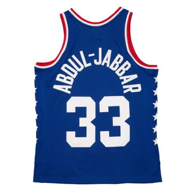 Фланелка Mitchell & Ness Jersey All-Star Game West Kareem Abdul Jabbar Тъмно синьо | SMJYLG20016-ASWROYA85KAB, 2