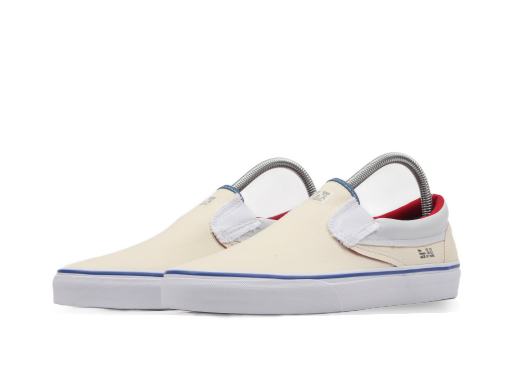 Кецове и обувки Vans Classic Slip-On Бяло | VN0A38F7VME