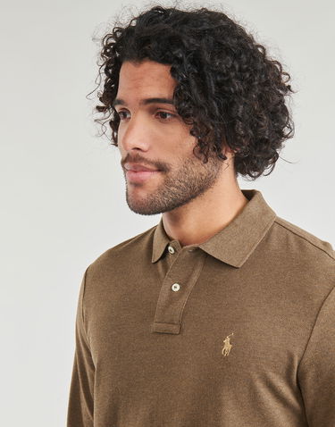 Поло тениска Polo by Ralph Lauren POLO BASIC MESH Кафяво | 710680790118, 4