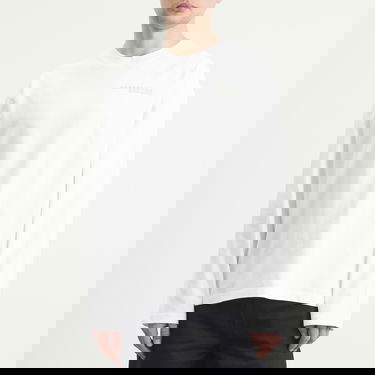 Тениска Casablanca Glitch Orchid Long Sleeve T-Shirt Бяло | M-SP26-JTS-062-02, 2