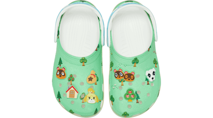 Кецове и обувки Crocs Animal Crossing Classic Clogs Зелено | 210113-90H, 0