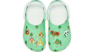 Кецове и обувки Crocs Animal Crossing Classic Clogs Зелено | 210113-90H, 0