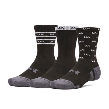 Чорапи Under Armour Under Armour Performance Tech Crew Socks 3-Pack Черно | 1379515-004, 0