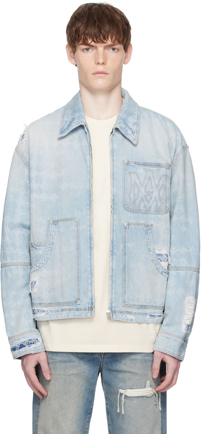 AMIRI Repair Work Denim Jacket