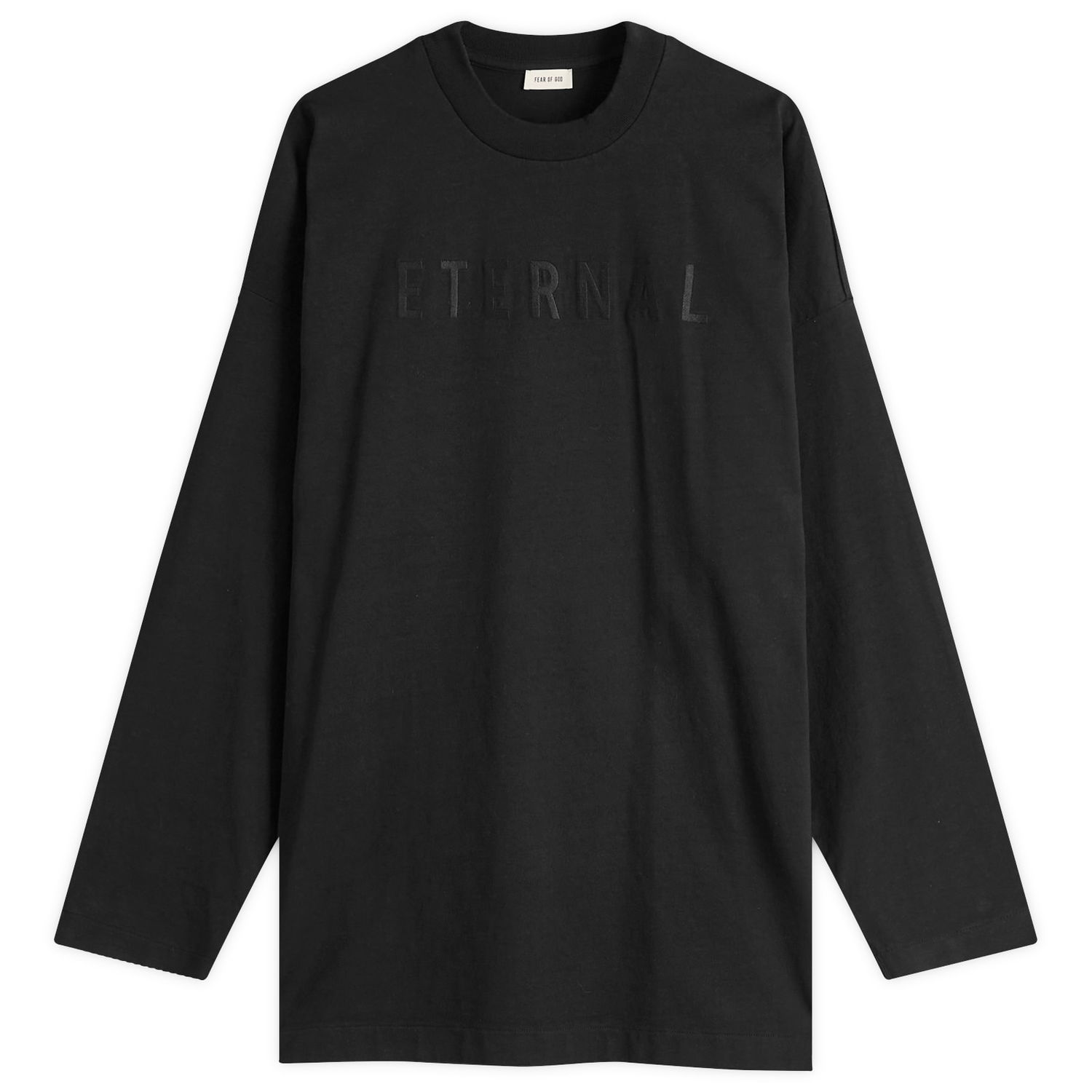 Пуловер Fear of God Eternal Long Sleeve T-Shirt, Size Large Черно | FGE250-5111HWJ-001, 0