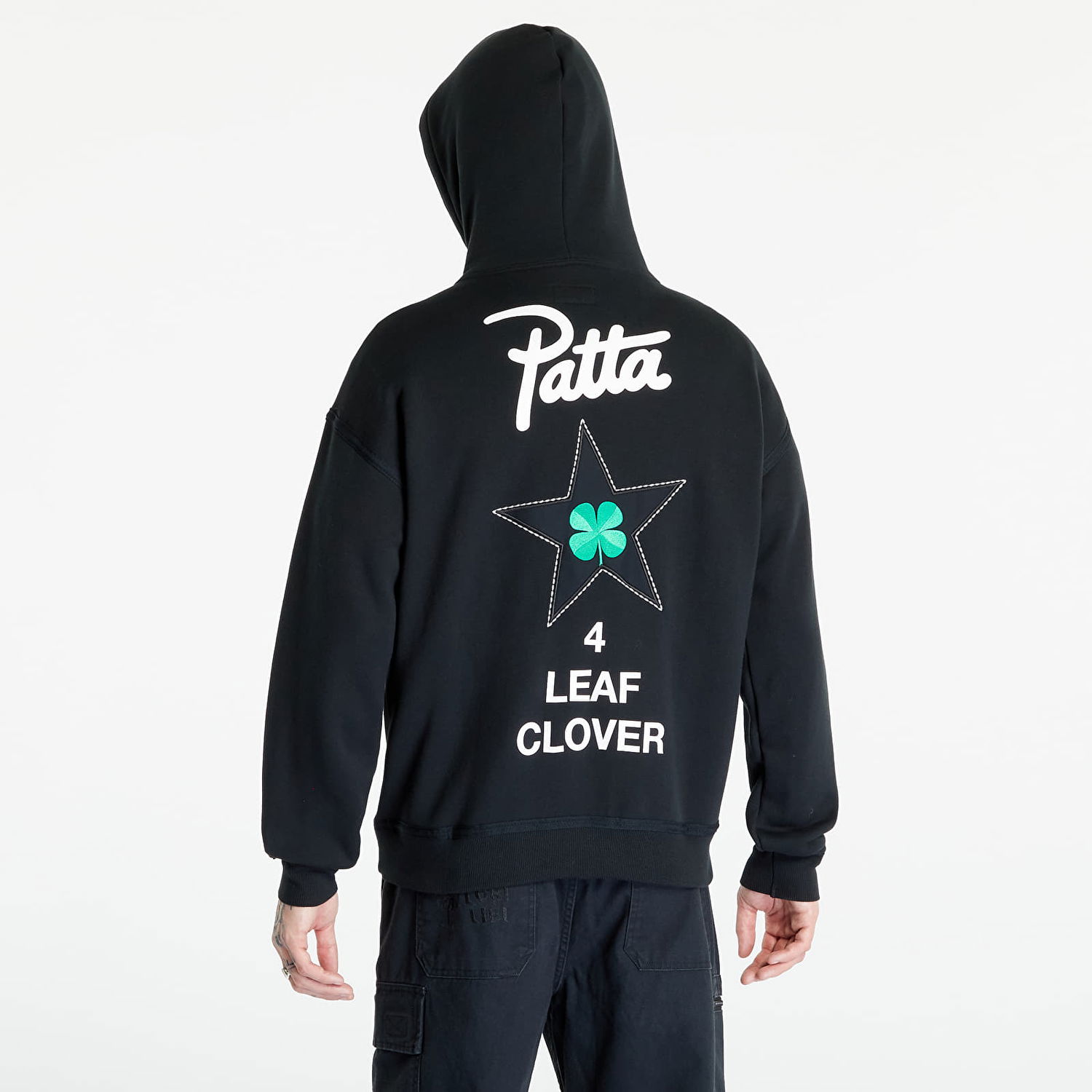 Суитчър Converse Patta x Four-Leaf Clover Utility Fleece Hoodie Черно | 10024664-A01, 0