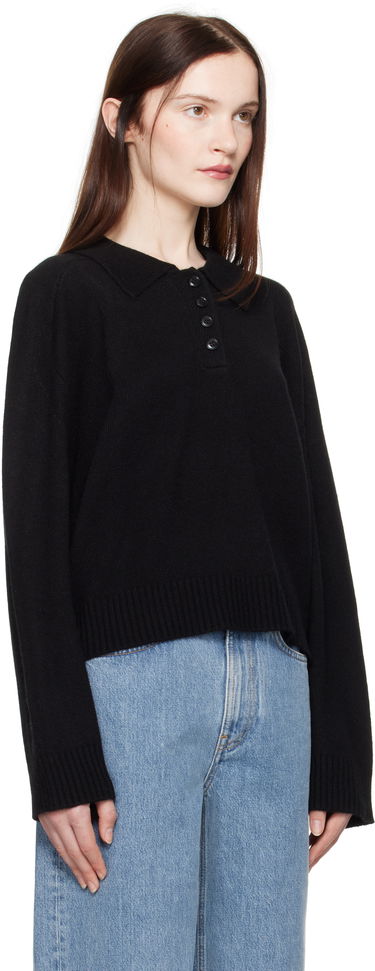 Пуловер Loulou de Saison Loulou de Saison Homere Polo Sweater Бежово | HOMERE, 4