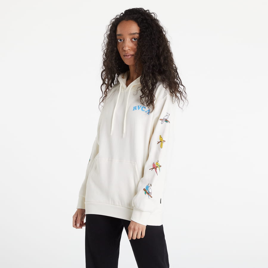 Суитчър RVCA Parrot Ice Hoodie Бяло | C3HORE RVP2, 0