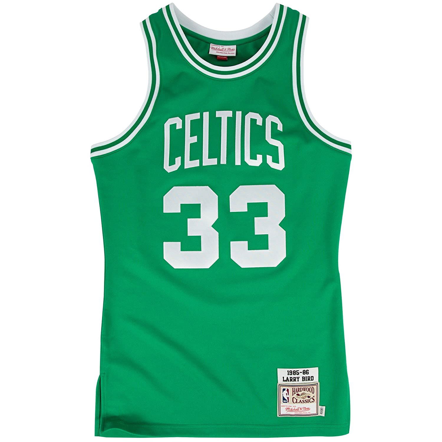Фланелка Mitchell & Ness Authentic Jersey – Larry Bird #33 Зелено | MN-NBA-7226-85LBIRD-BOSCEL-GRNWT, 0