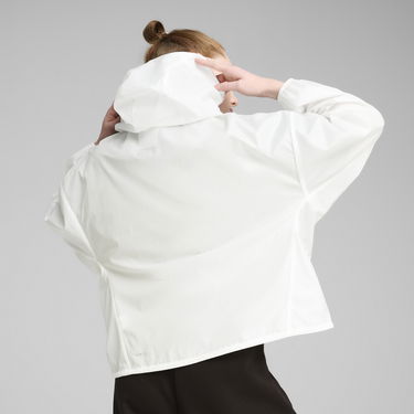 Ветровка Puma WARDROBE ESS Women's Cropped Windbreaker Jacket Бяло | 629917_02, 3