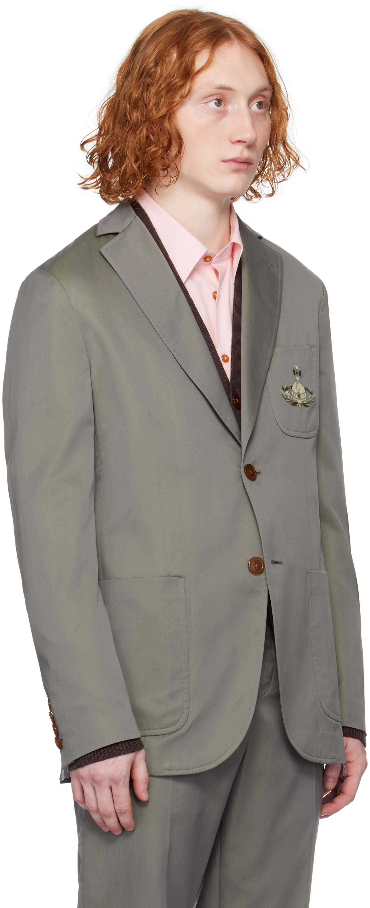 Жилетка Vivienne Westwood Vivienne Westwood Froh Blazer Зелено | 23010024-W011Z-, 1