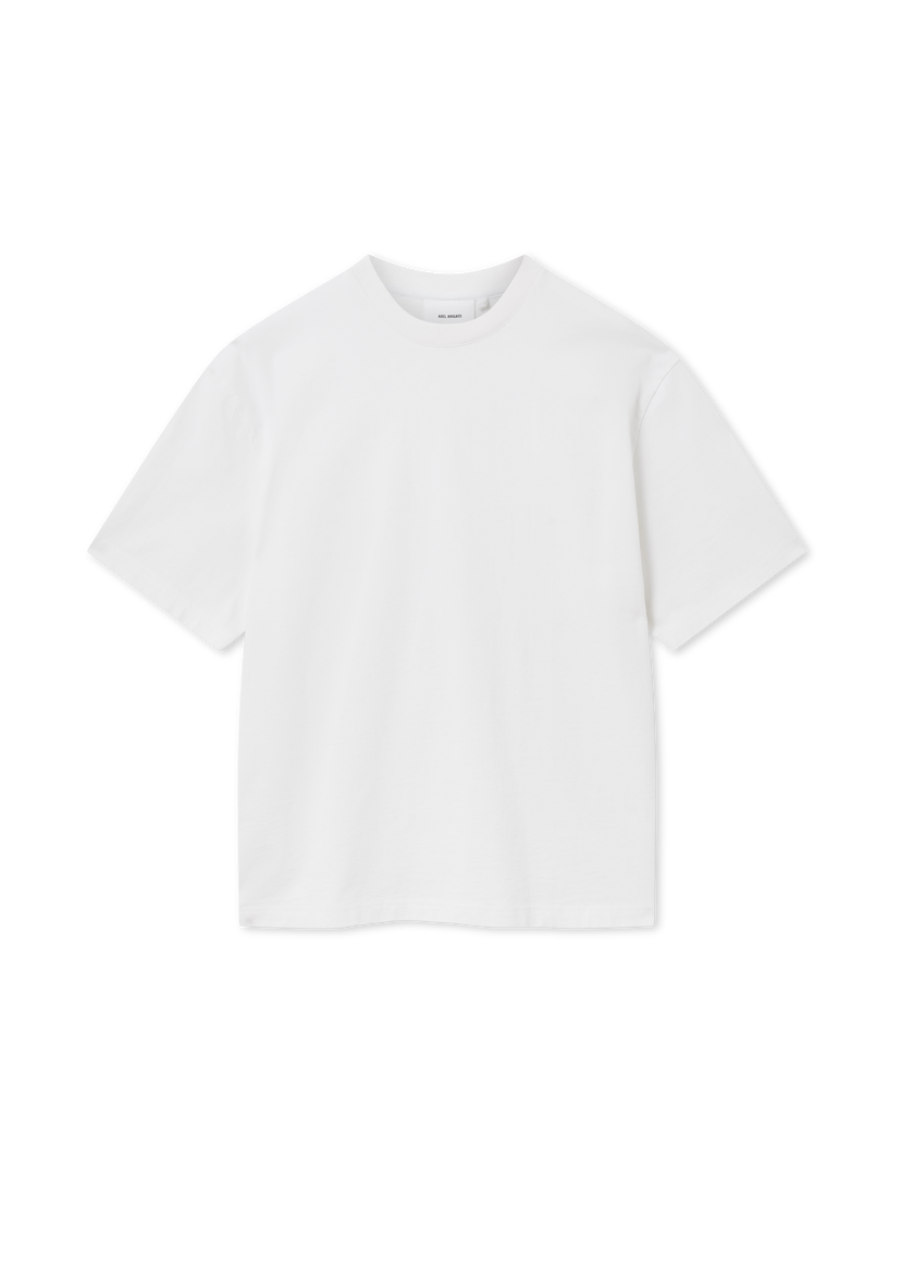 Тениска AXEL ARIGATO T-Shirt Crew Neck Memo Бяло | A3461001