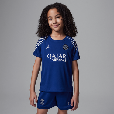 Фланелка Jordan Jordan Paris Saint-Germain 2025 Stadium Fourth Kit Set - Little Kids Синьо | HJ0930-493, 2