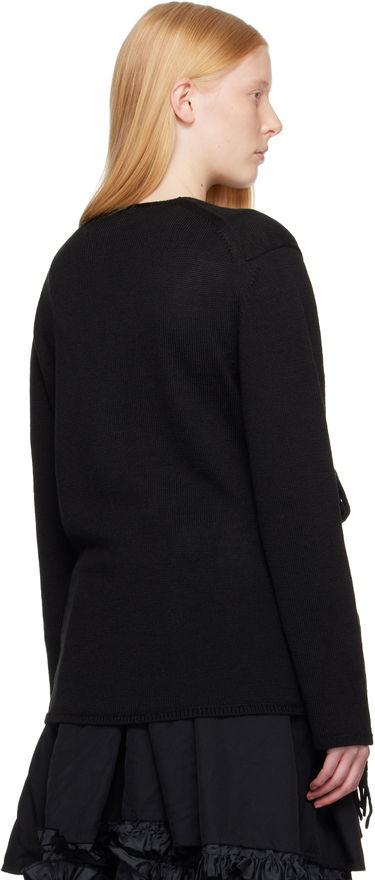 Пуловер Comme des Garçons Homme Plus Acrylic Wool Jersey Knot Sweater Черно | PO-N001-051, 2