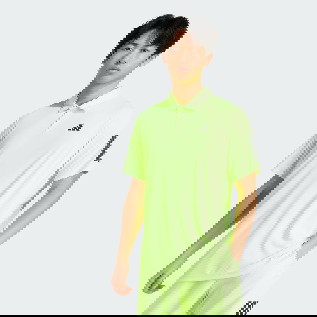Поло тениска adidas Performance Club 3-Stripes Tennis Polo Shirt Жълто | JP0418, 0