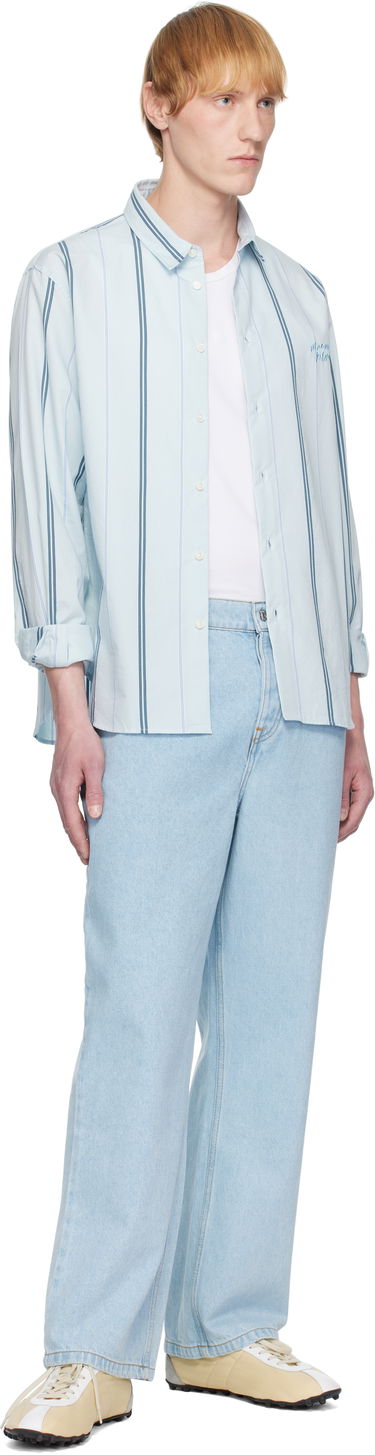 Дънки MAISON KITSUNÉ Maison Kitsuné Relaxed Jeans Синьо | OM01105WD4009, 3