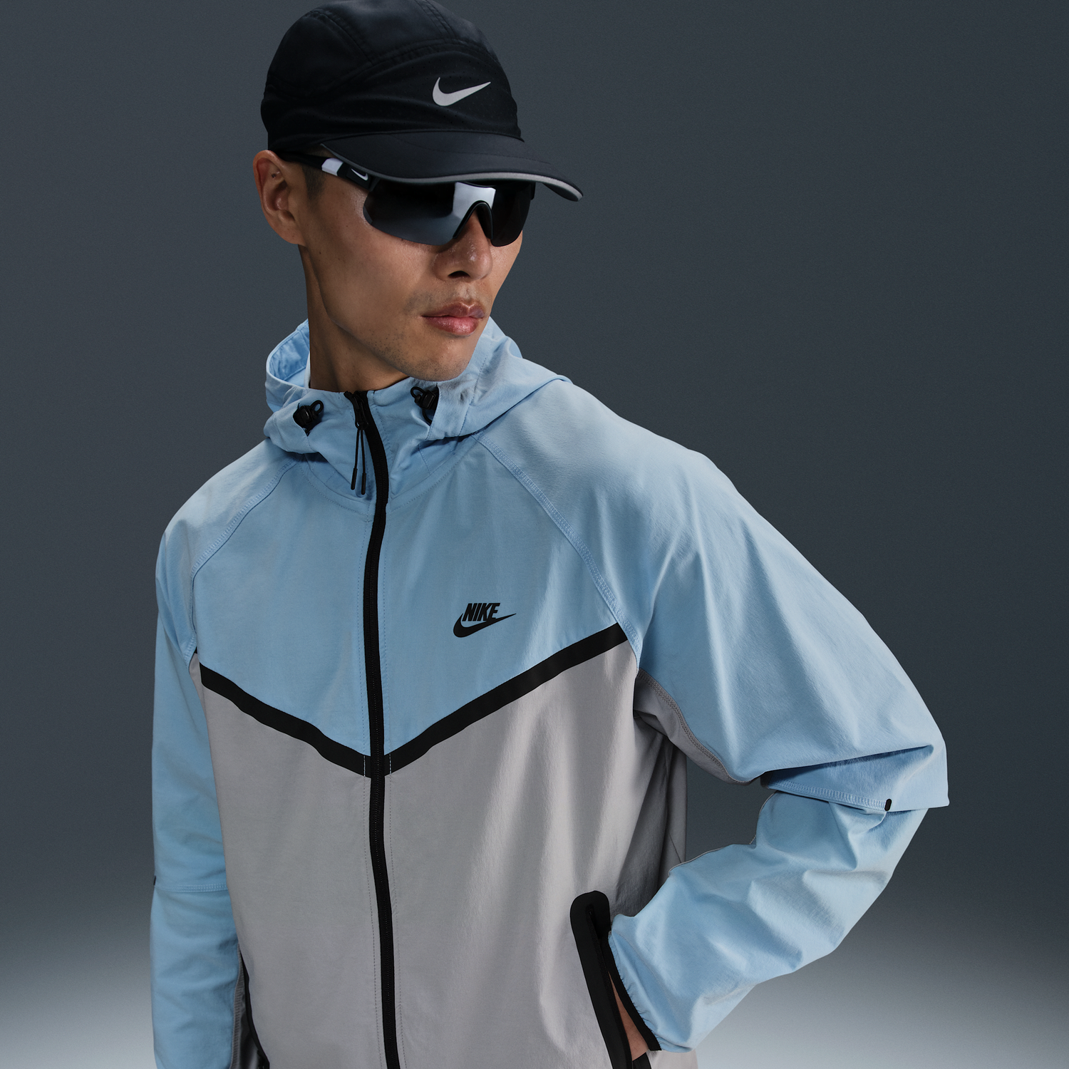 Ветровка Nike Tech Windrunner Woven Full-Zip Jacket Синьо | HV6514-012, 0