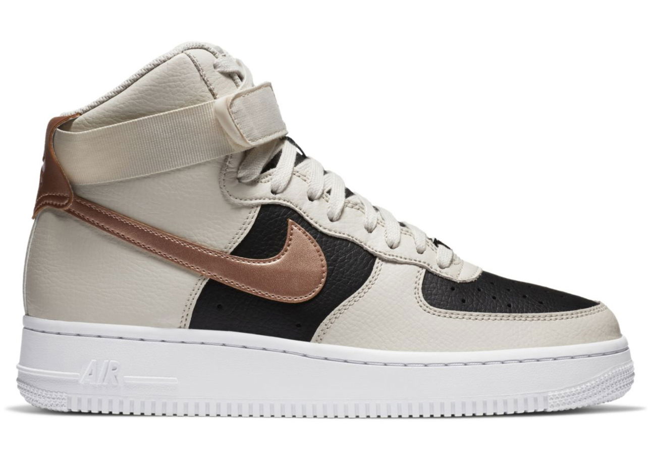 Кецове и обувки Nike Air Force 1 High Light Wood Brown W Бежово | DB5080-100, 0