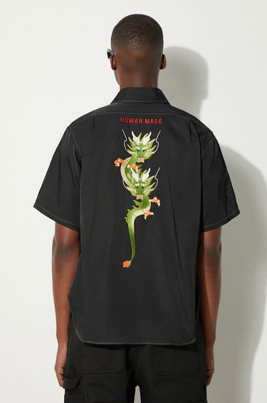 Риза Human Made Regular Fit Dragon Shirt Черно | HM27SH016, 2