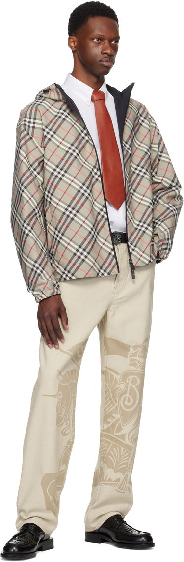 Яке Burberry Burberry Check Reversible Jacket Бежово | 8110290, 4