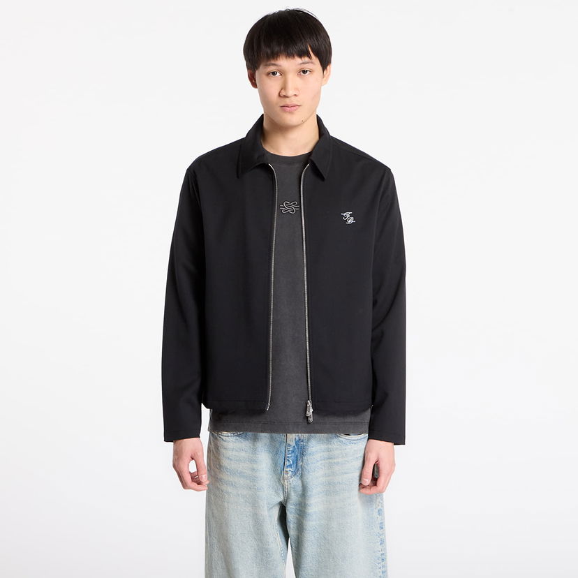 Яке Filling Pieces Coach Jacket Twill Wool Черно | 422560500247 Black