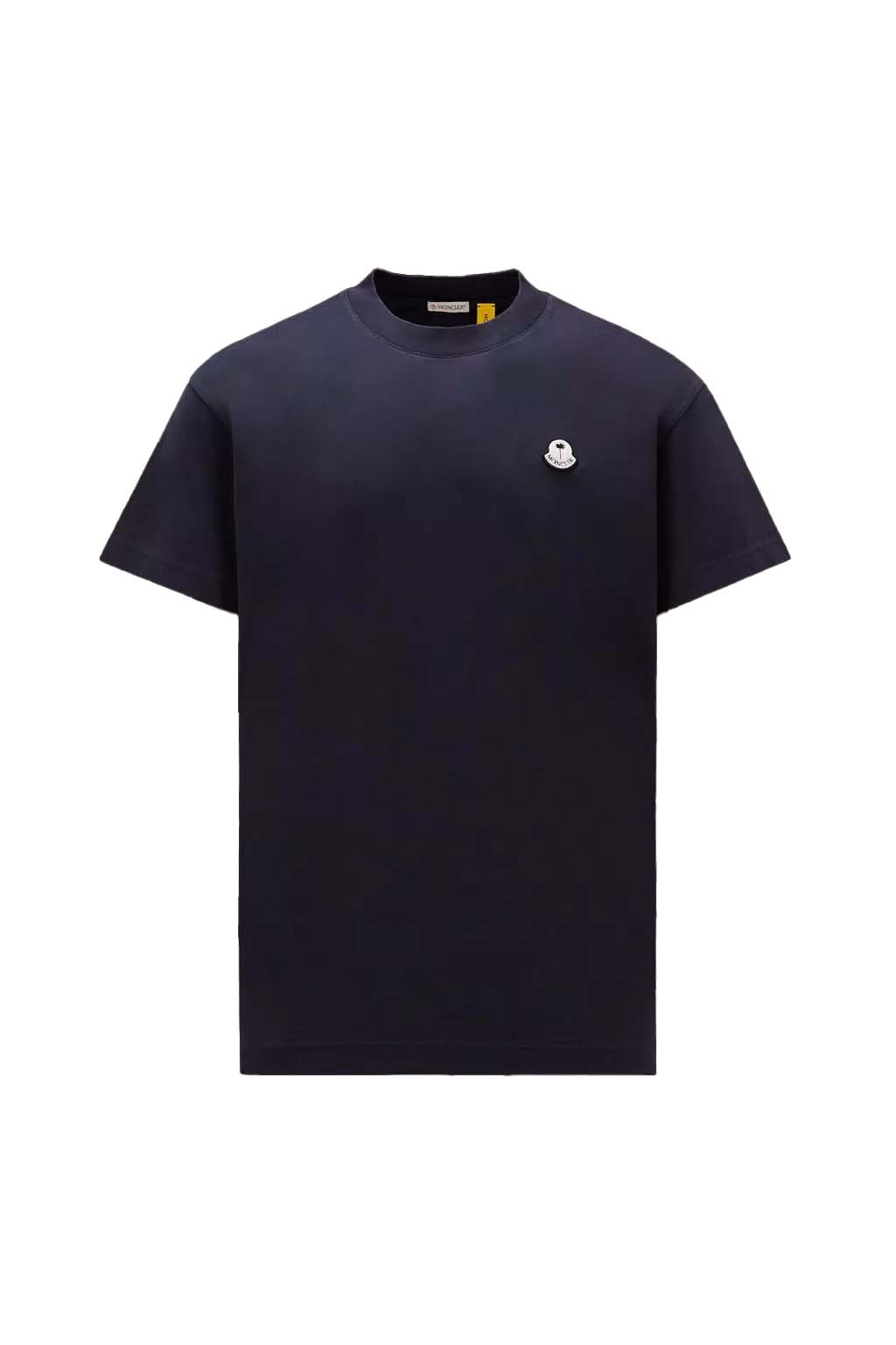 Тениска Moncler Palm Angels x Logo Patch T-Shirt Тъмно синьо | I209L8C00003M356876B & PMAA099T24JER0014600, 0