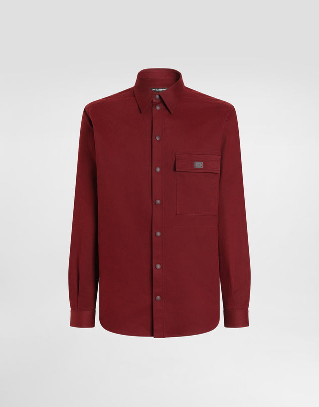 Dolce & Gabbana Cotton Shirt with Chest Pocket