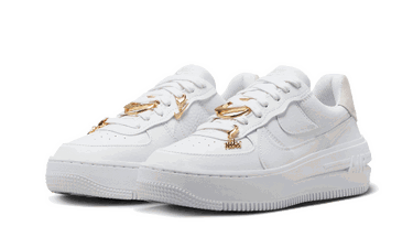 Кецове и обувки Nike Air Force 1 Platform Бяло | FB8473-100, 2