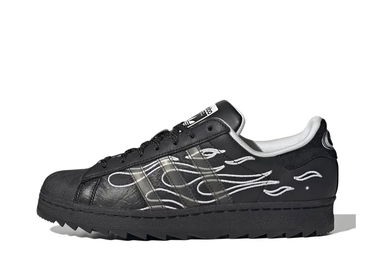 Кецове и обувки adidas Originals x No Sleep Rave Club Superstar "Ripple Core Black" Черно | ID2176, 3