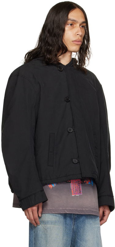 Яке бомбър We11done Sortie Buttoned Neckline Jacket Черно | WD-JK3-23-052-U-BK, 1