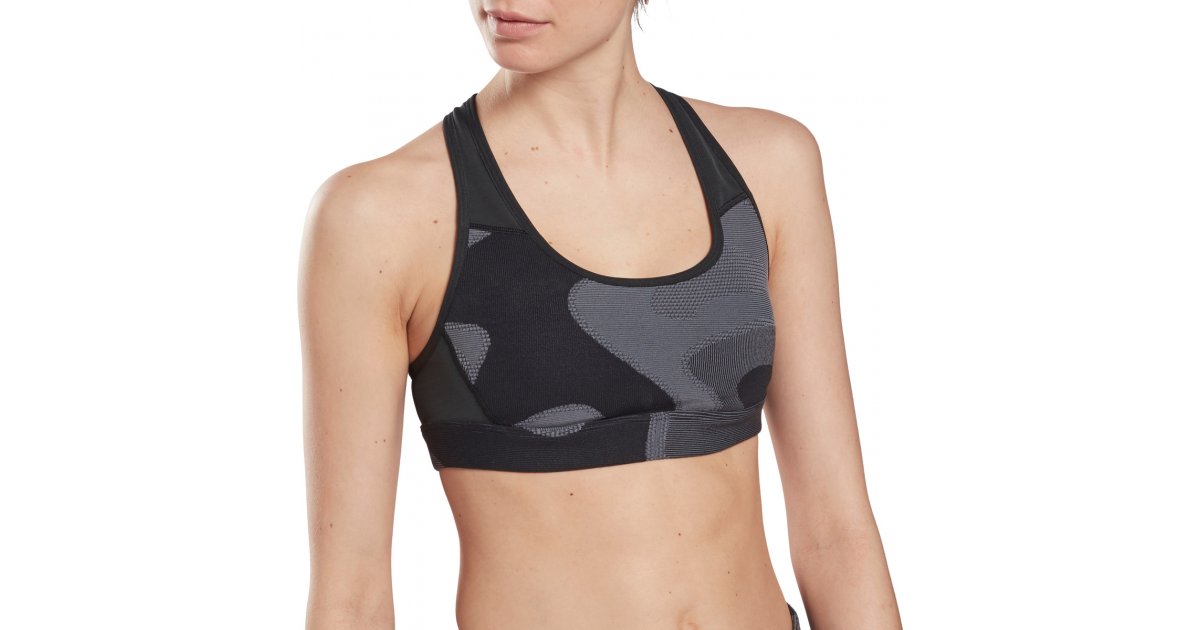 Сутиен Reebok Lux Racer Seamless Sports Bra Черно | gs6526, 1