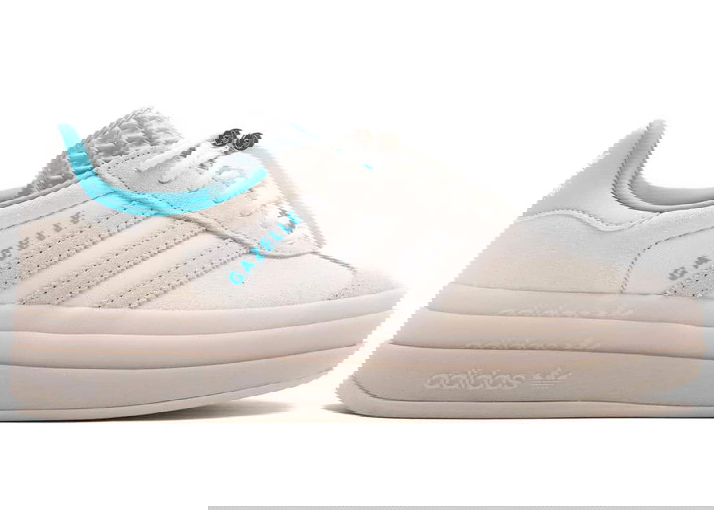 Кецове и обувки adidas Originals adidas Gazelle Bold Cloud White Light Blue (Women's) Бежово | IH9992, 0