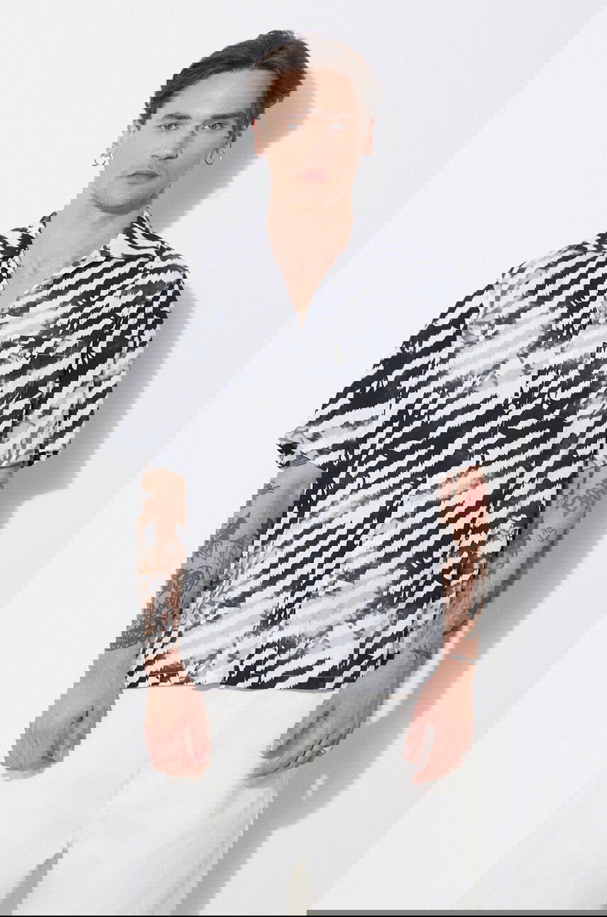 Риза Aries Hibiscus Pattern Hawaiian Shirt Regular Fit Многоцветен | SUAR40108X, 0