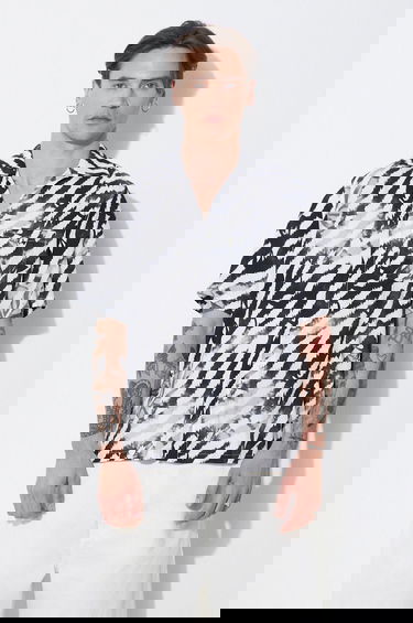 Риза Aries Hibiscus Pattern Hawaiian Shirt Regular Fit Многоцветен | SUAR40108X, 0