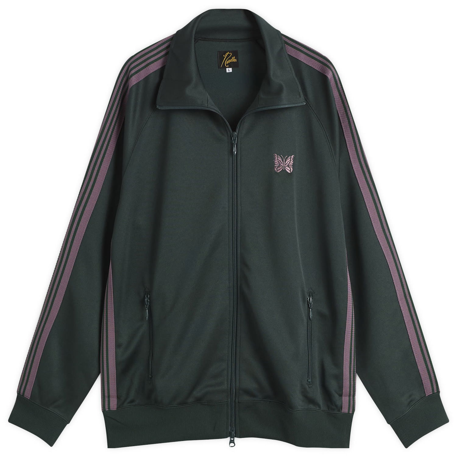 Яке Needles Needles Poly Smooth Track Jacket, Size Small Зелено | RW314-B, 1