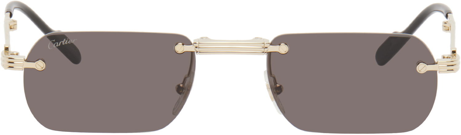 Слънчеви очила Cartier Cartier 'Première de Cartier' Sunglasses Кафяво | CT0499S-001, 0