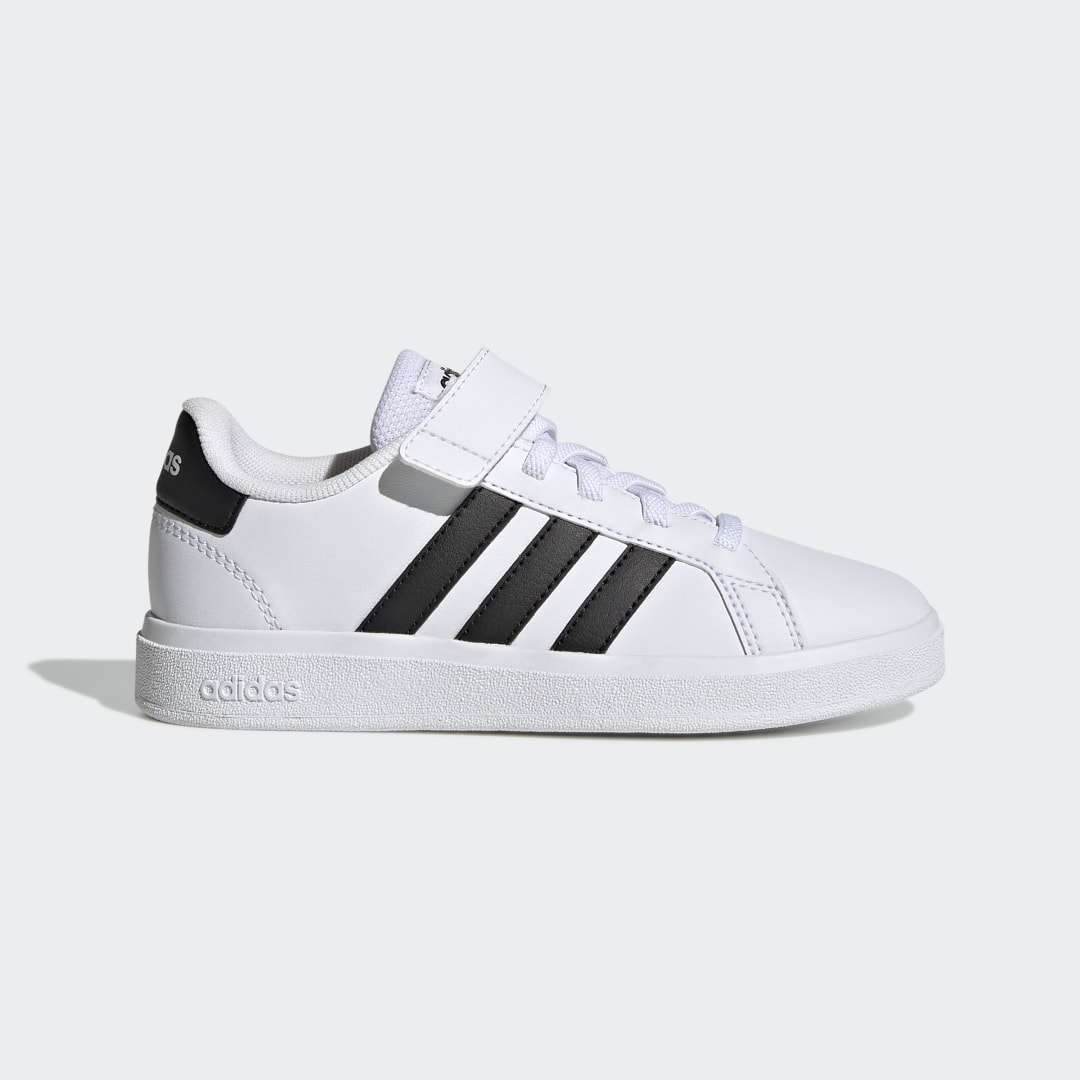 Кецове и обувки adidas Performance Grand Court Elastic Lace and Top Strap Бяло | GW6521, 0