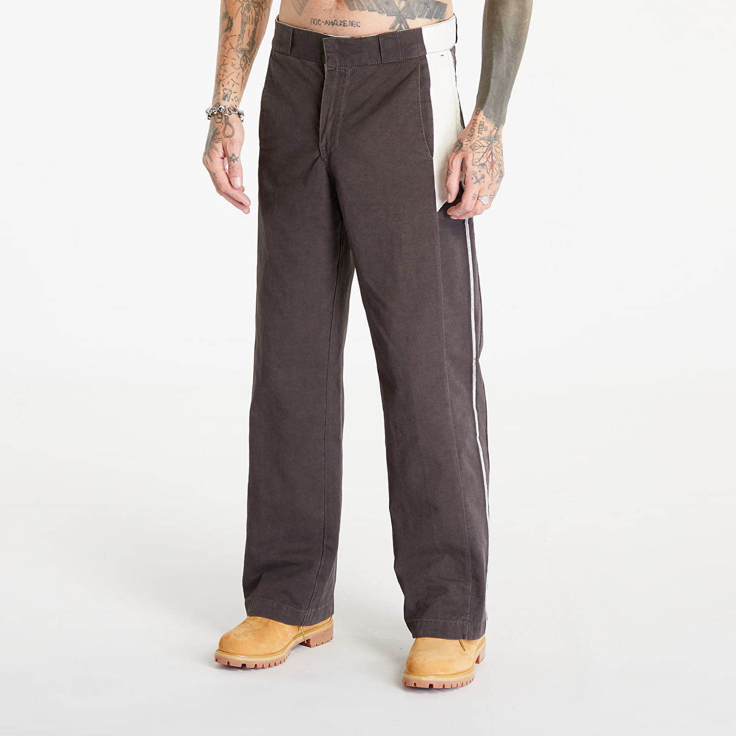 Панталони HERON PRESTON Vintage Wash Canvas Trousers Кафяво | HMCG010F23FAB0036000, 0