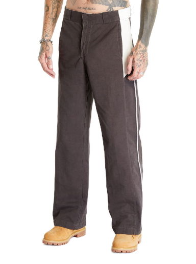 Панталони HERON PRESTON Vintage Wash Canvas Trousers Кафяво | HMCG010F23FAB0036000