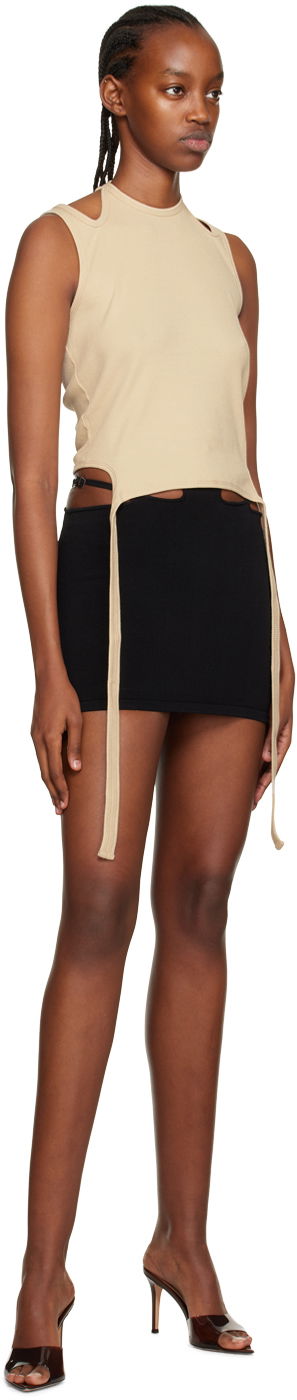 Потник Dion Lee Halter Neck Tie Tank Top Бежово | C3029R22, 3