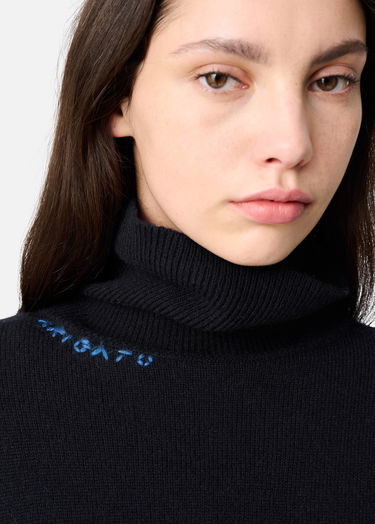 Пуловер AXEL ARIGATO Maeve Turtleneck Boxy Fit Cropped Sweater Черно | A3324001, 5