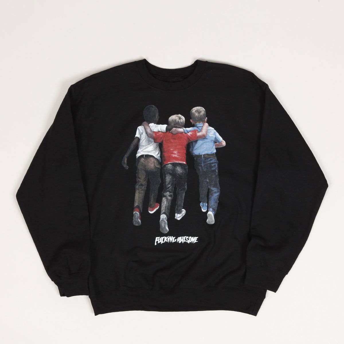 Суитчър Fucking Awesome Kids Alright Crewneck Sweatshirt Черно | PN7711, 0