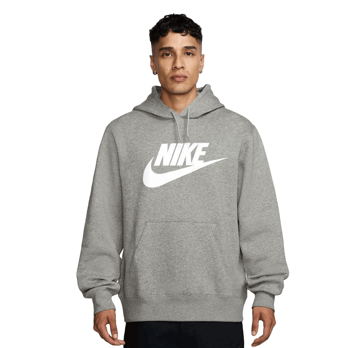 Суитчър Nike Club Graphic Pullover Hoodie Сиво | FN3868-063, 0