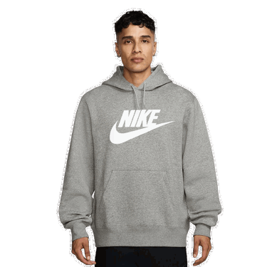 Суитчър Nike Club Graphic Pullover Hoodie Сиво | FN3868-063, 0