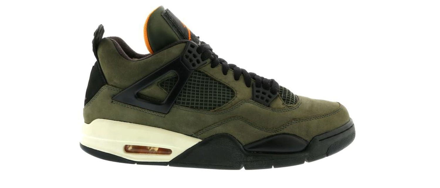 Кецове и обувки Jordan Undefeated x Air Jordan 4 Retro Зелено | JBM351 M1, 0